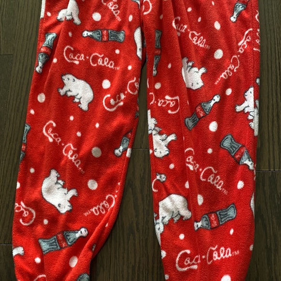 Coca Cola Coke Fleece Hooded Onesie - Picture 3 of 7